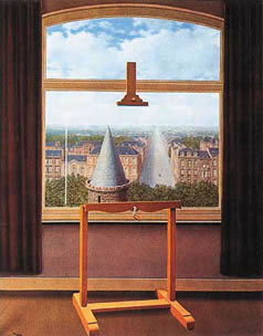 Magritte, La promenade d'Euclide, 1955